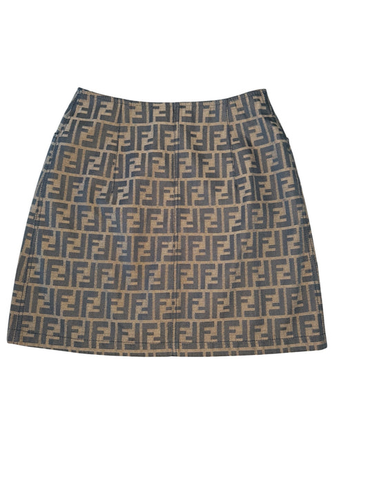 Fendi Vintage Zucca Monogram Mini Skirt – IT 38