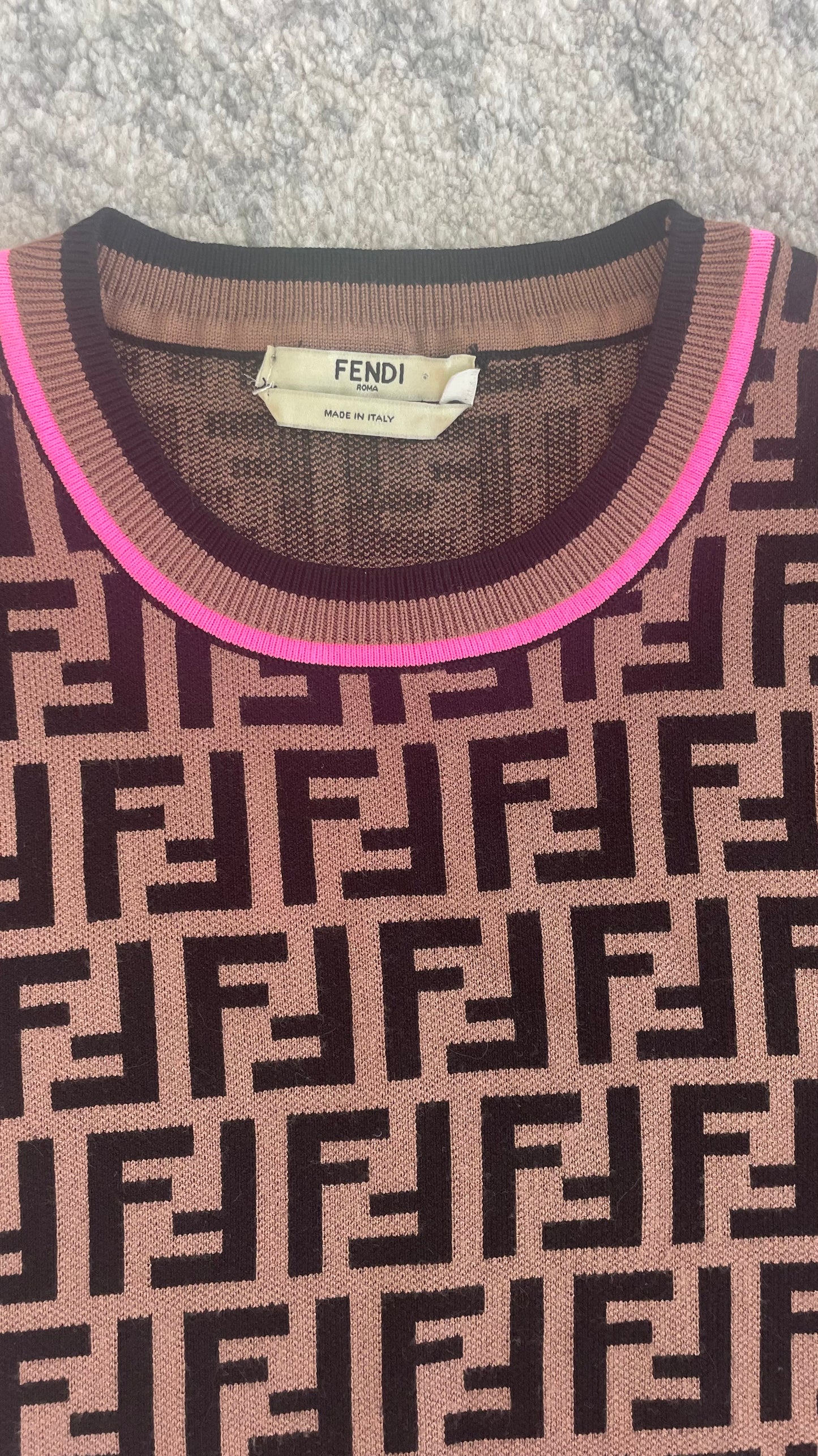 Fendi FF Knit Top – Size 40