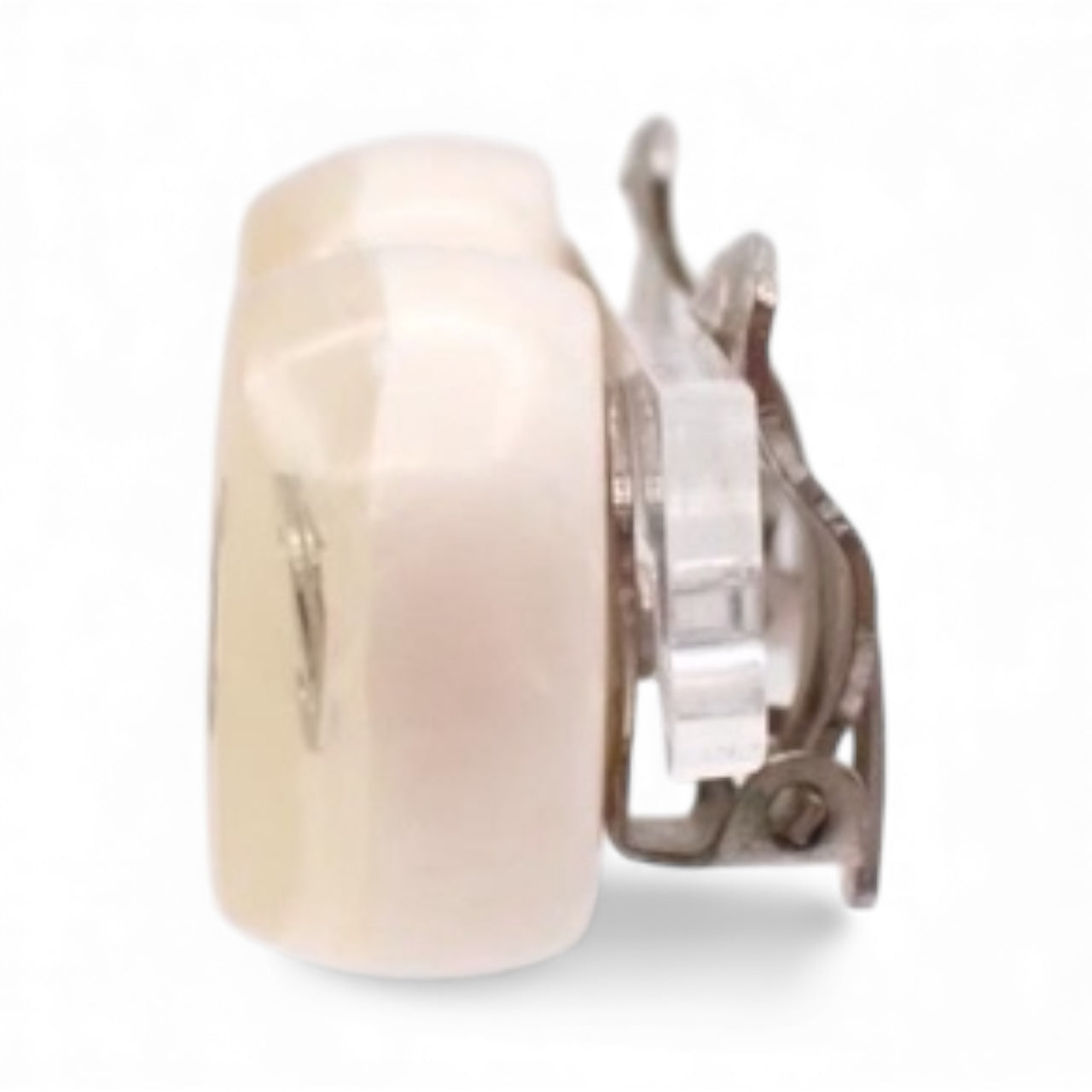 Chanel CC Pearl Clip Earrings