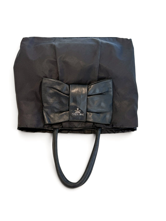Prada Tessuto Bow Tote Bag