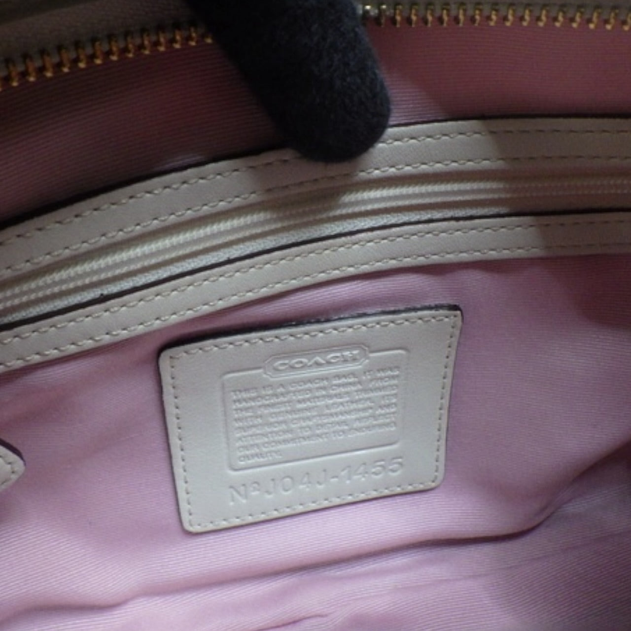 Coach Pink Signature Shoulder Bag