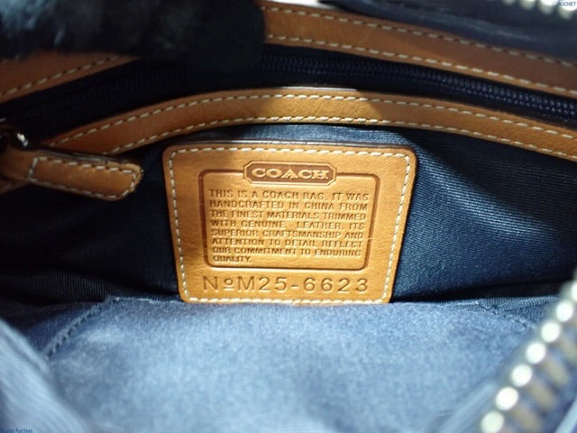 Coach Signature Mini Shoulder Bag (Denim Blue)