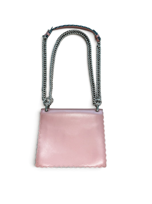 FENDI SCALLOPED LEATHER BAG