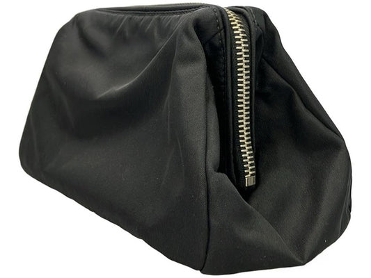 Prada Nylon Triangle Logo Clutch