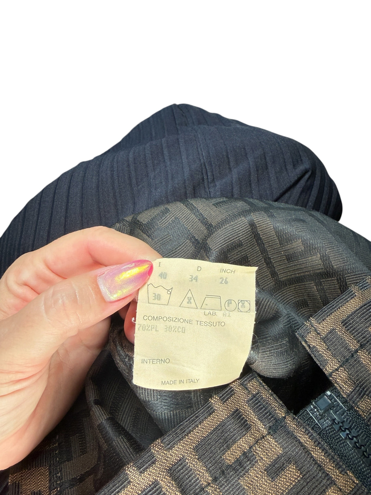 Fendi Vintage Zucca Monogram Mini Skirt – IT 38