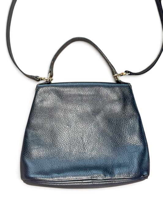 Christian Dior Vintage 2-Way Leather Top Handle Bag – Black Leather