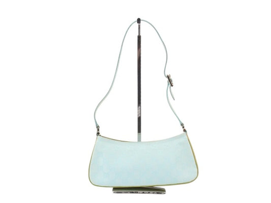 Gucci GG Canvas Mini Shoulder Bag – Blue & Lime