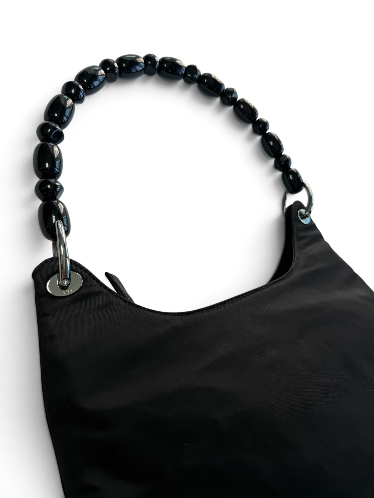 Christian Dior Maris Pearl Nylon Shoulder Bag