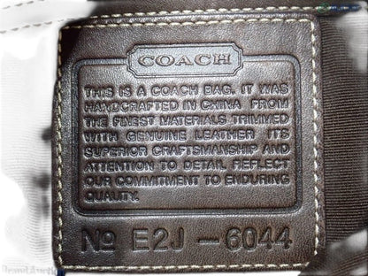 Coach Signature Shoulder Bag (Red/Brown)