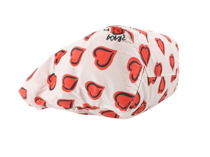 Prada Heart Print Nylon Tote Bag