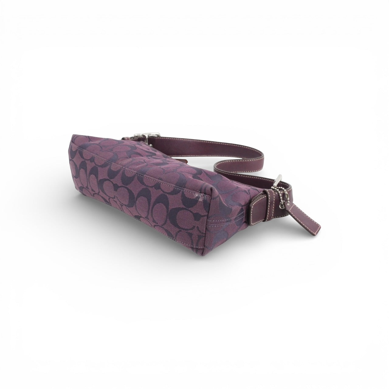 Coach Signature Shoulder Bag – Plum