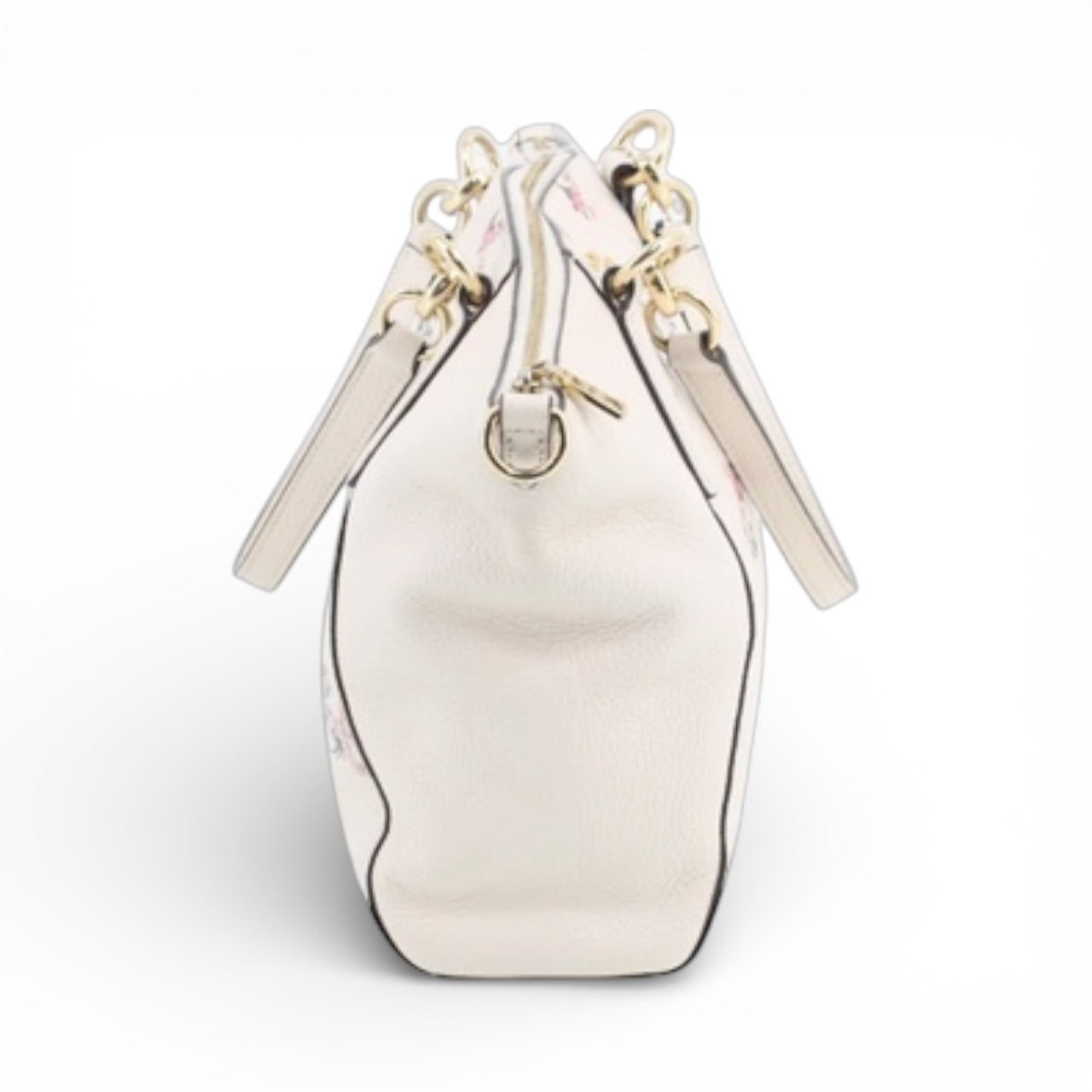 Coach White Floral Tote