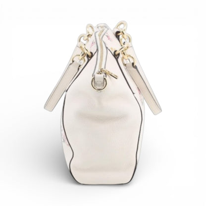 Coach White Floral Tote