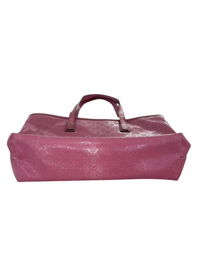 Gucci Pink GG Imprimé Medium Tote