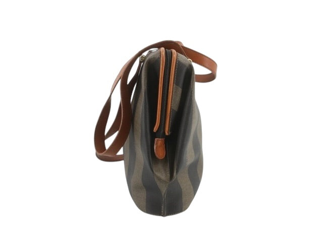 Fendi Pequin Stripe shoulder Bag