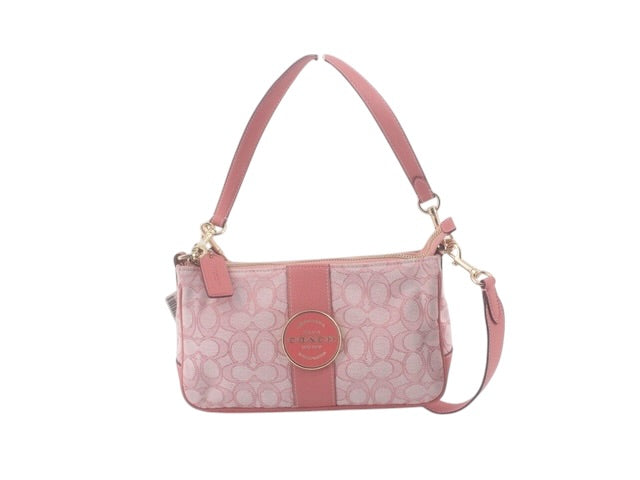 Vintage Coach Signature Swinger Bag – Pink