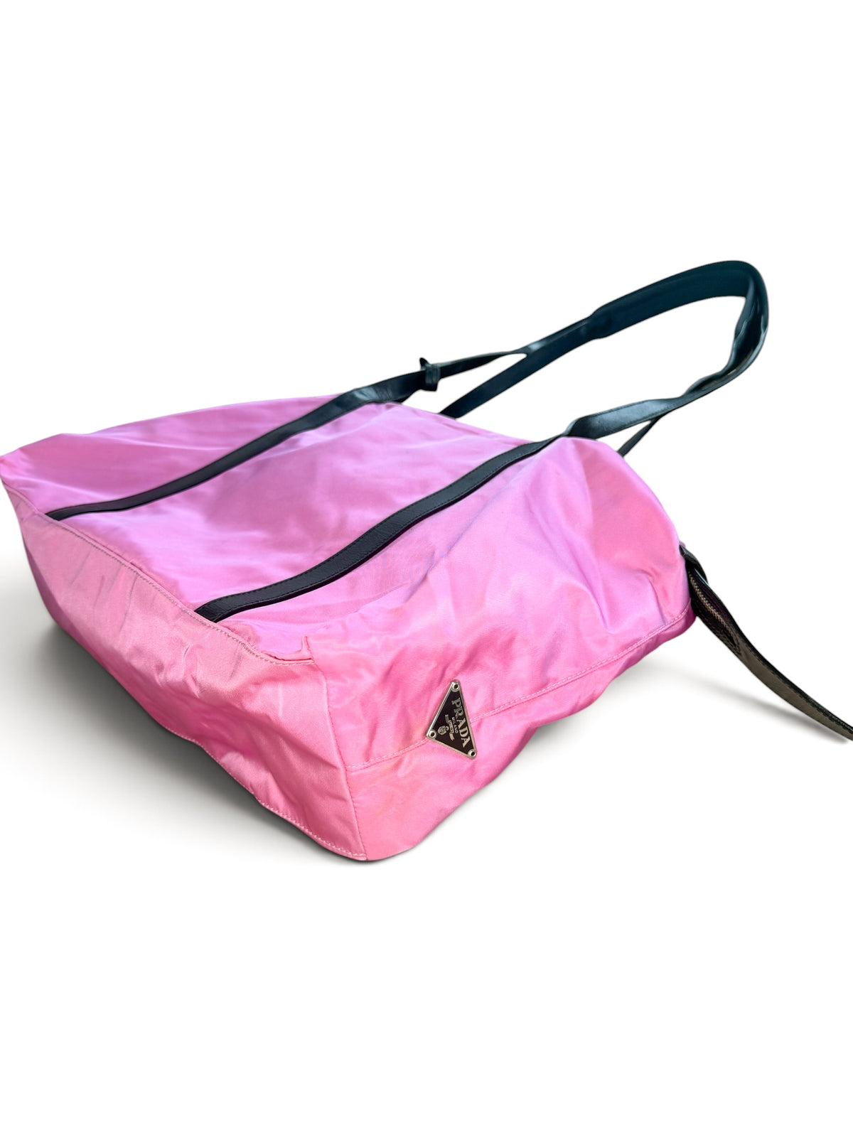PRADA Nylon Tote Bag – Pink