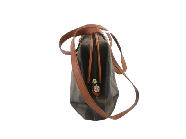 Fendi Pequin Stripe shoulder Bag