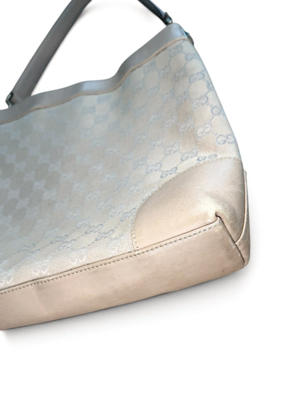 Gucci GG Canvas Shoulder Bag – Beige
