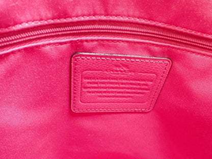 Coach Signature Tote – Pink Trim