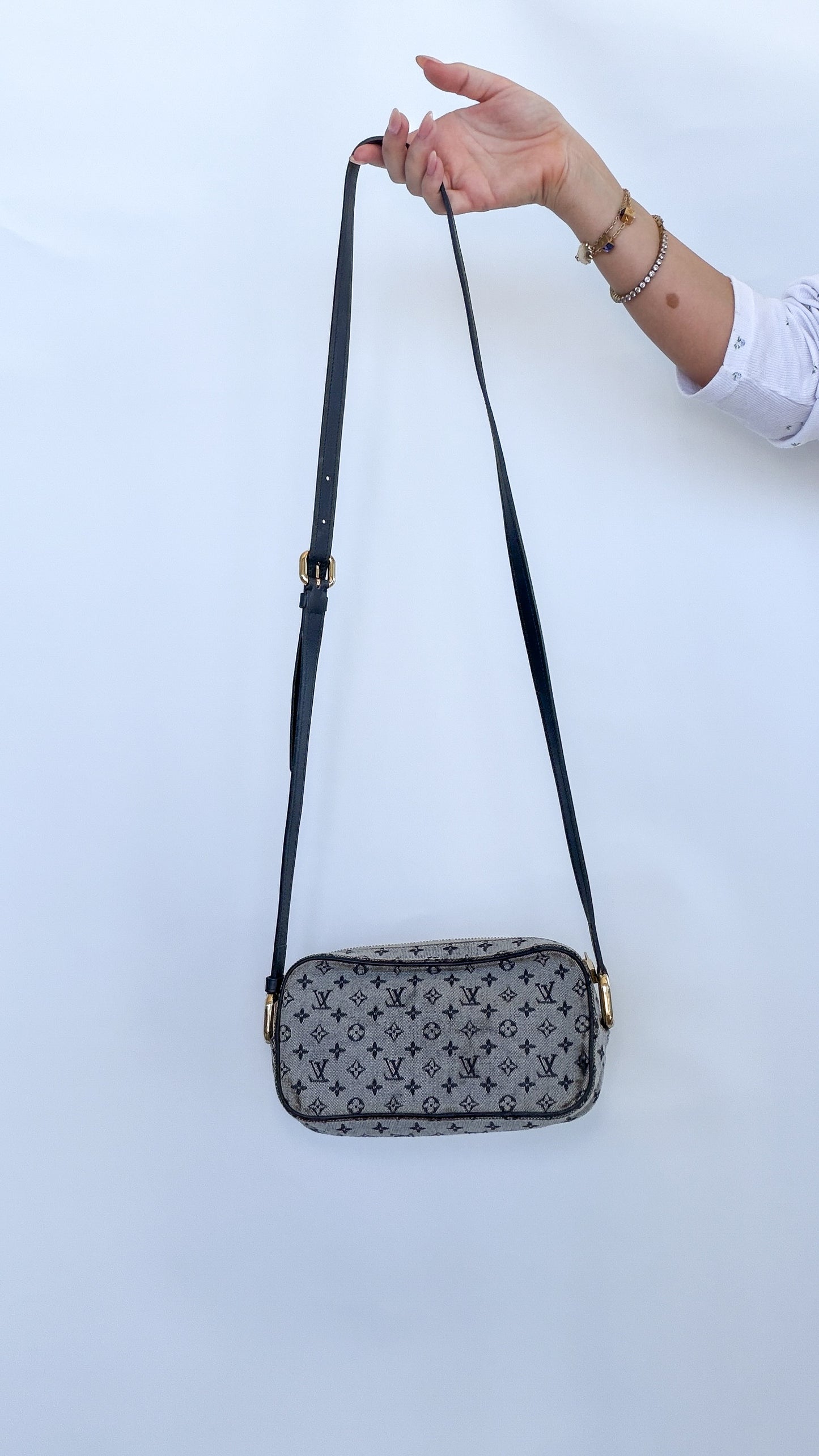 Louis Vuitton Monogram Mini Lin Crossbody Bag – Grey