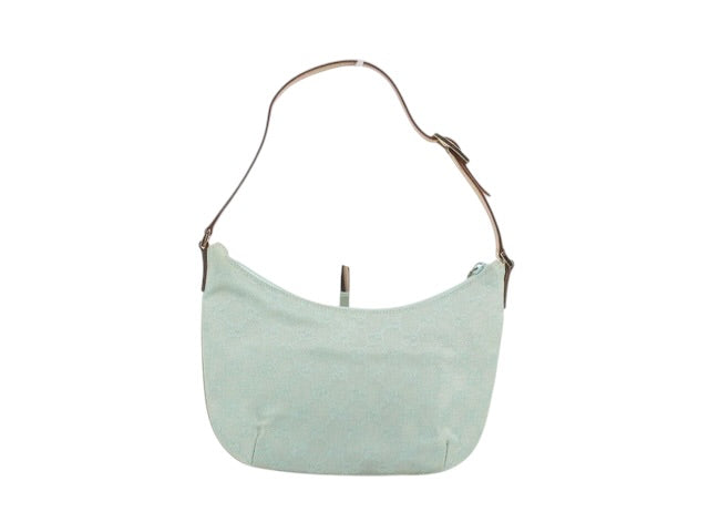 Gucci GG Shimmer Canvas Baguette Shoulder Bag