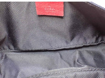Gucci GG Canvas Red Shoulder Pouch