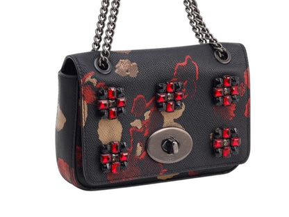 Coach Tortoiseshell Chain Shoulder Bag