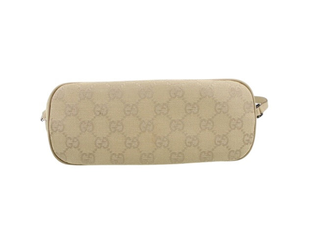 Gucci GG Canvas Shoulder Bag – Beige