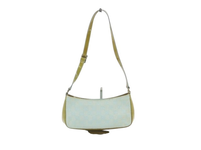 Gucci GG Canvas Baguette Shoulder Bag – Baby Blue