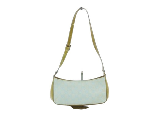 Gucci GG Canvas Baguette Shoulder Bag – Baby Blue