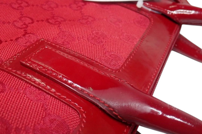Gucci GG Canvas Mini Tote – Red