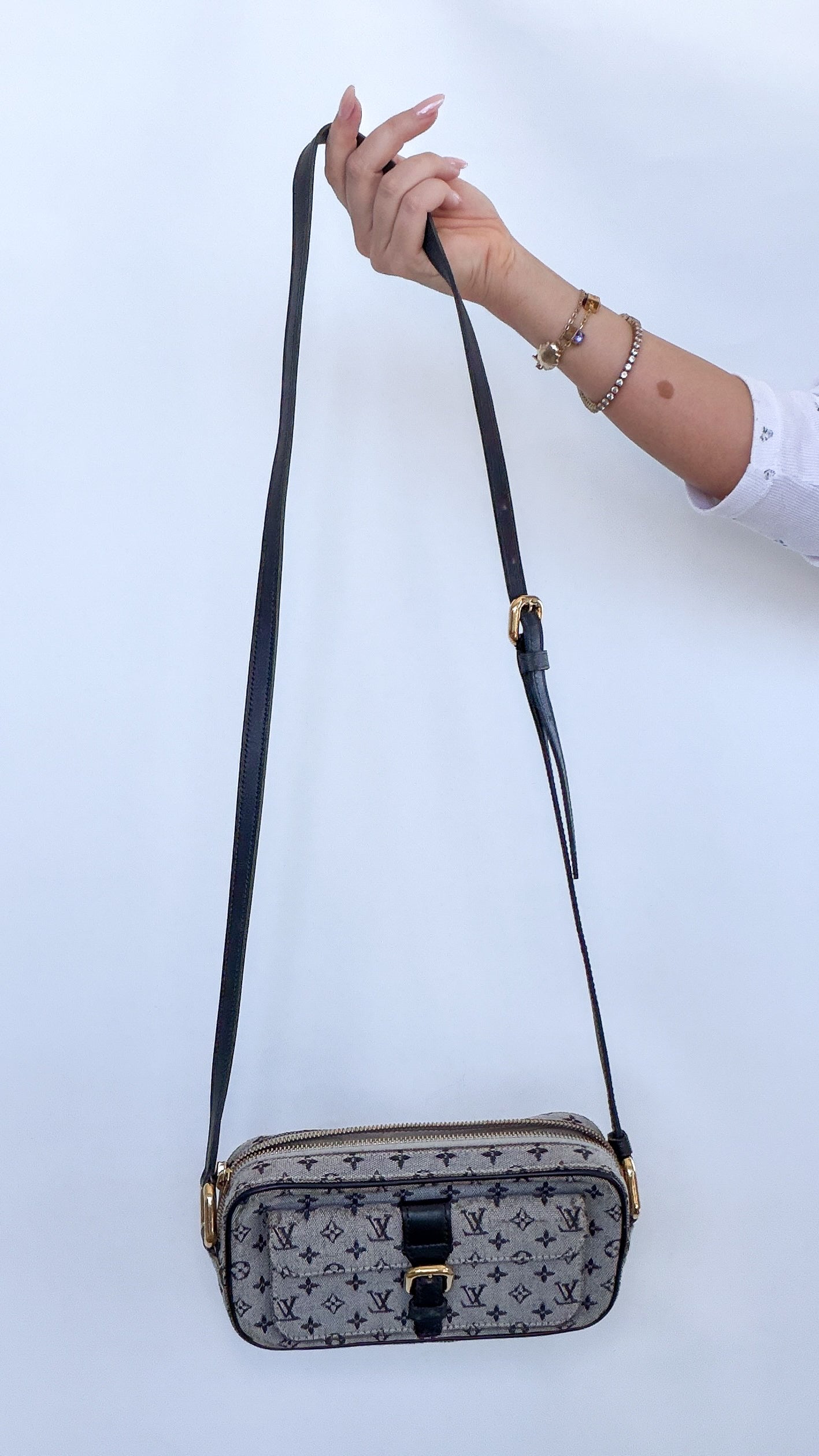 Louis Vuitton Monogram Mini Lin Crossbody Bag – Grey