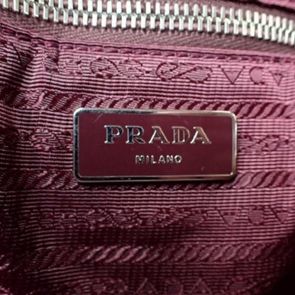 Prada Burgundy Nylon Tote