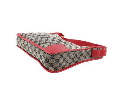 Gucci GG Canvas & Leather Shoulder Bag (001 4205)