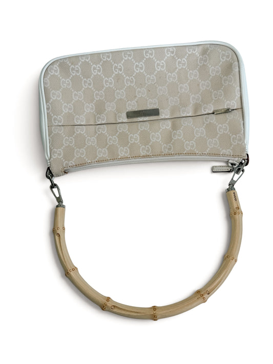 Gucci Bamboo GG Canvas Shoulder Bag