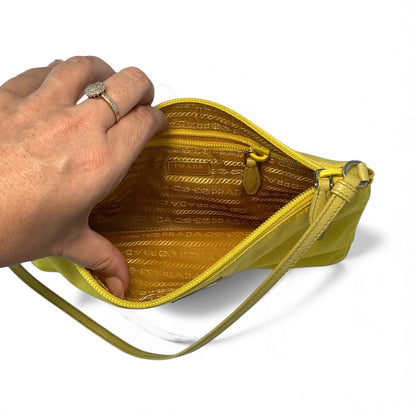 Prada Tessuto Nylon Mini Shoulder Bag – Lemon Yellow
