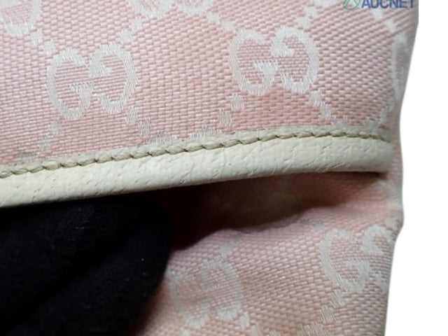 GUCCI PINK MONOGRAM SHOULDER BAG