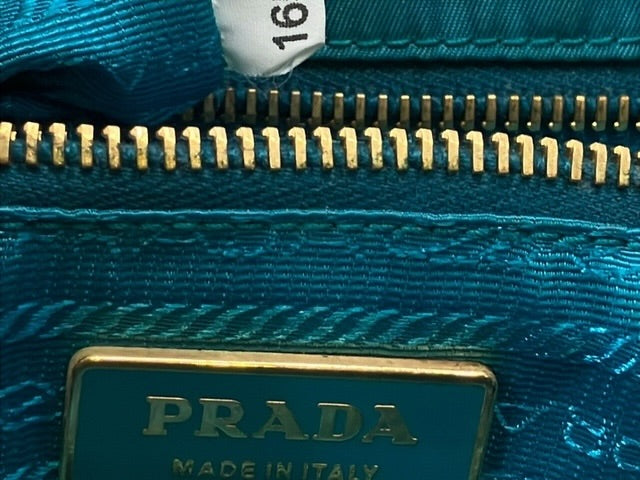 Prada Tessuto City Tote – Turchese Nylon