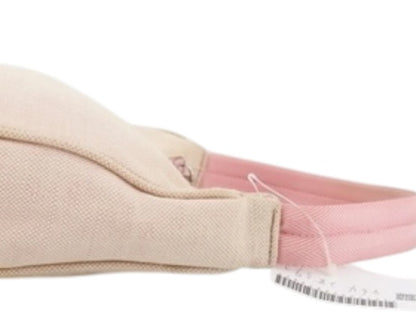 PRADA PINK CANVAS HANDBAG