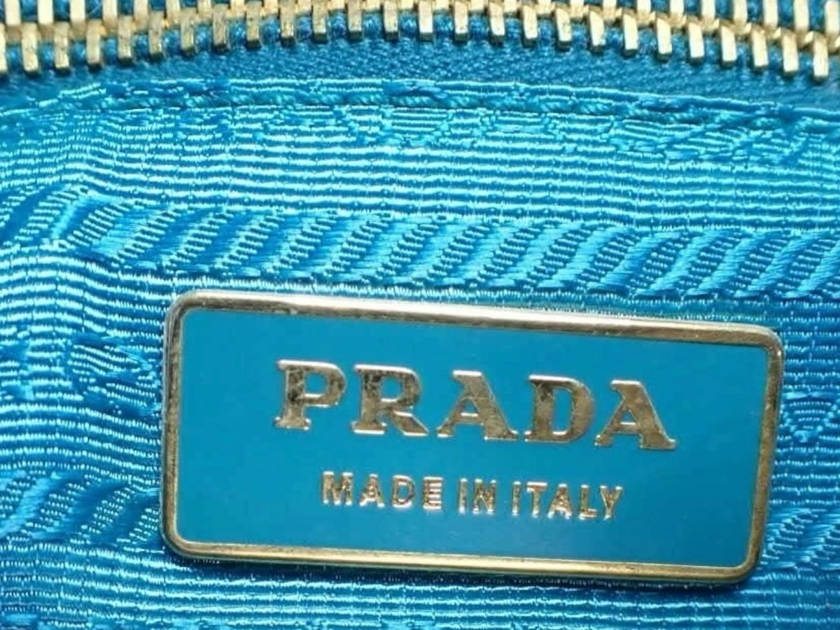 Prada Tessuto City Tote – Turchese Nylon