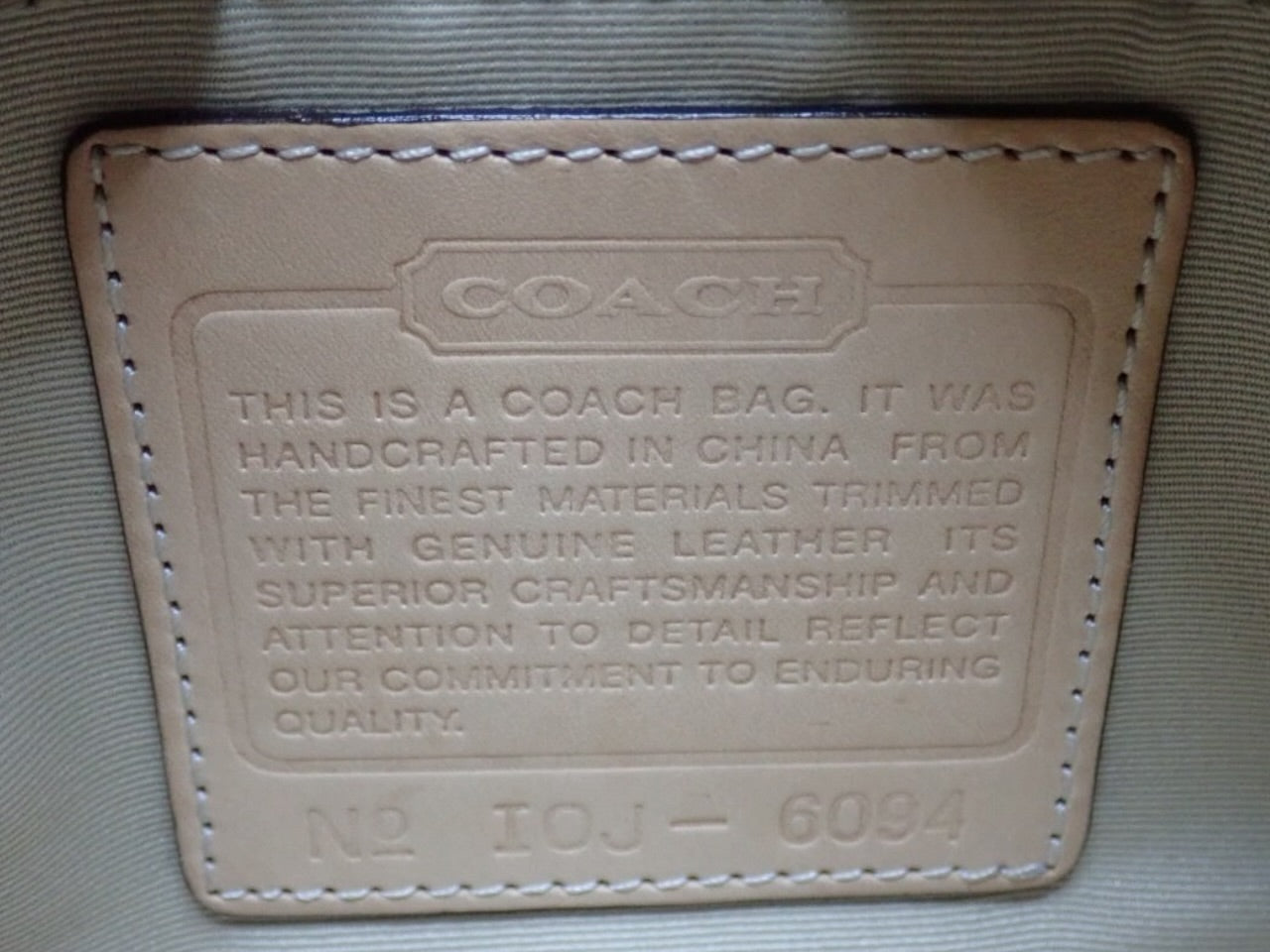 Coach Red and Gold Signature Shoulder Bag