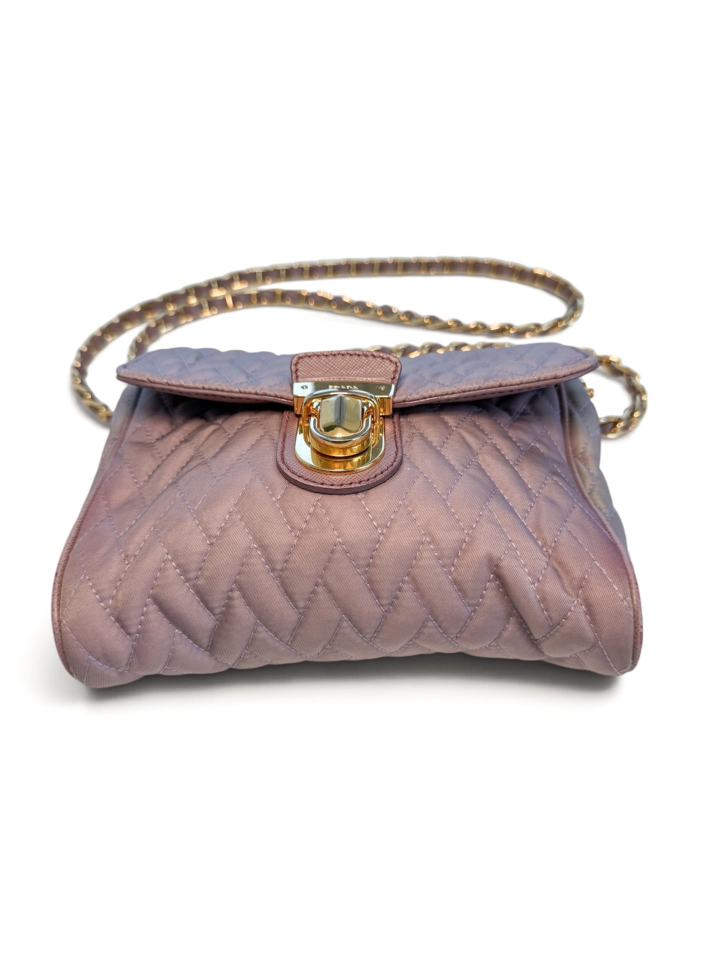 Prada Quilted Leather Chain Shoulder Bag