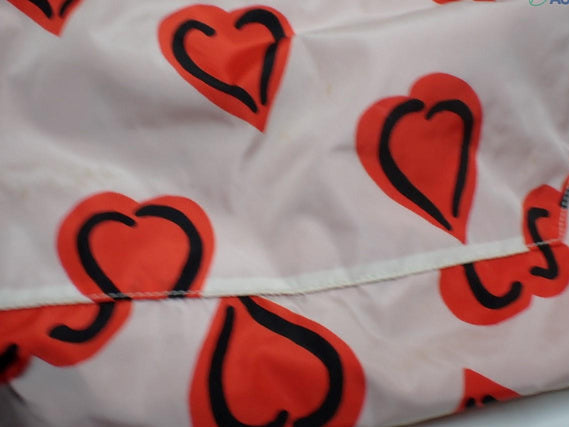 Prada Heart Print Nylon Tote Bag