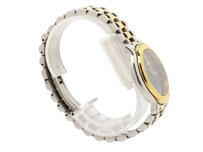 Gucci Two-Tone Watch (Black Dial)