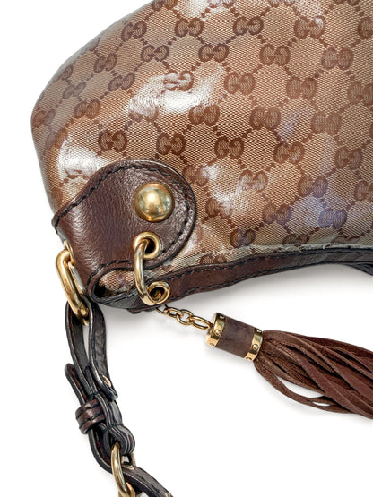Gucci GG Crystal Heart Shoulder Bag