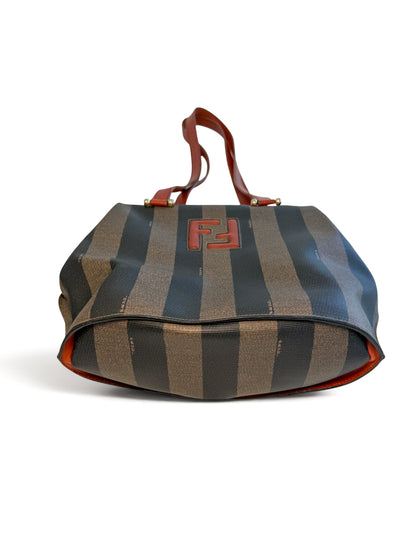 Fendi Pequin Stripe shoulder Bag