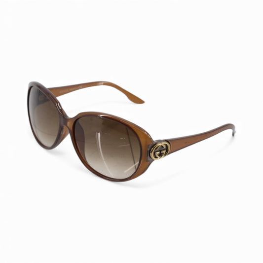 Gucci Oversized Brown Gradient Sunglasses