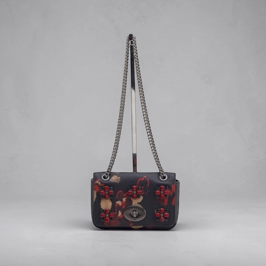Coach Tortoiseshell Chain Shoulder Bag