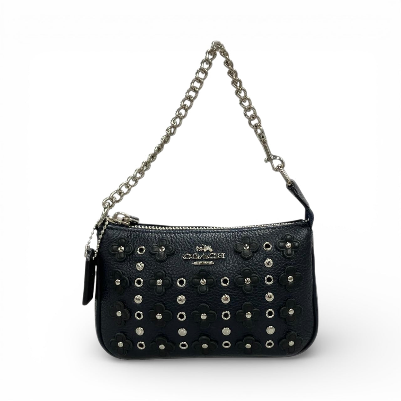 Coach Studded Mini Bag with Chain Strap
